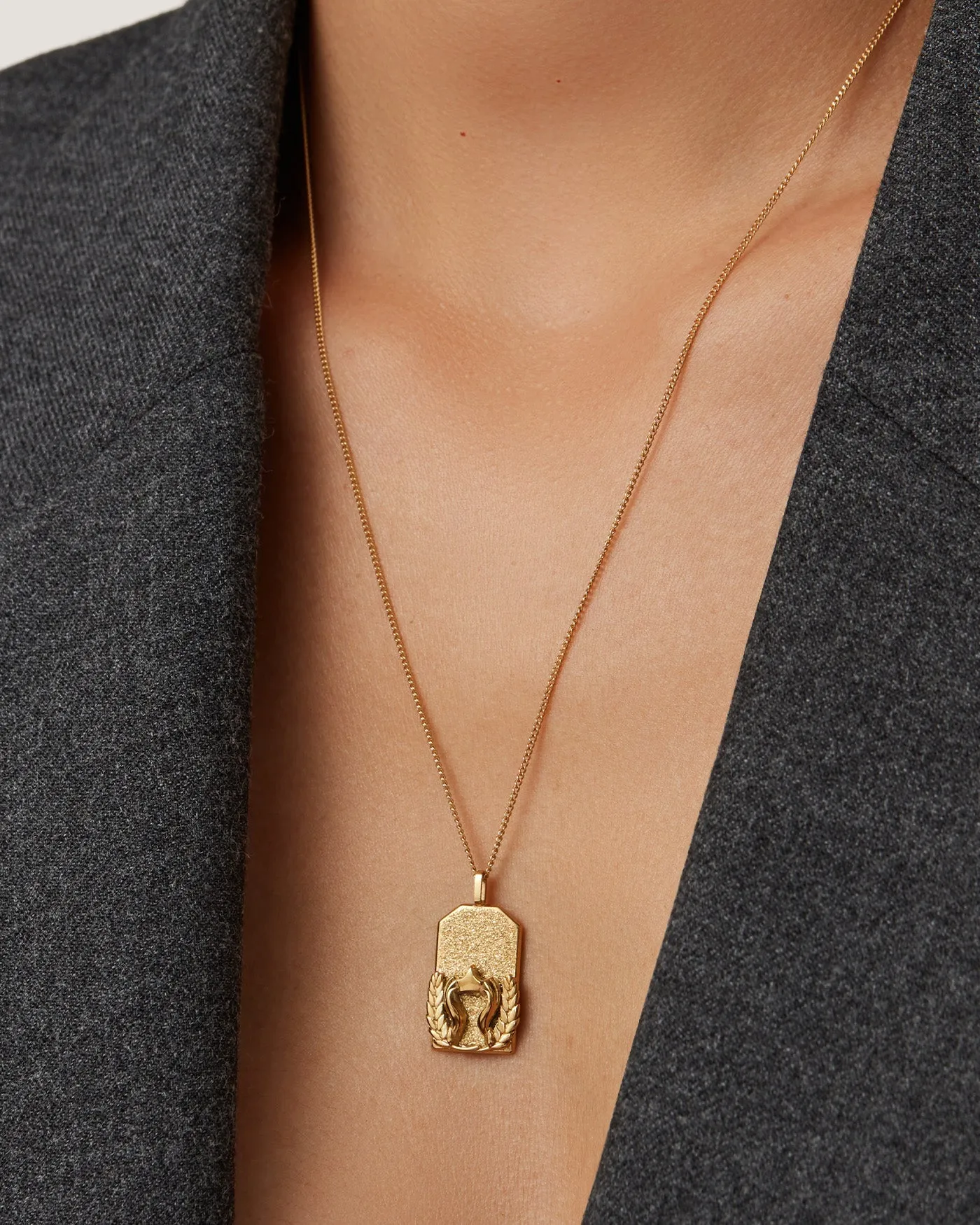 The Virgo Zodiac Pendant Necklace sold by JENNY BIRD product image thumbnail 4