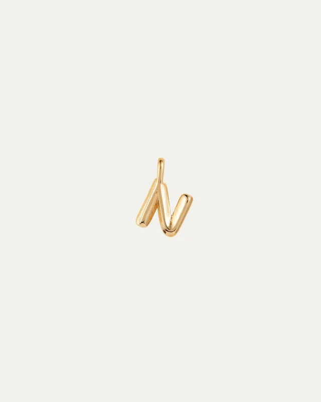 Monogram Pendant - N sold by JENNY BIRD