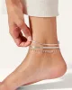 The Modern Anklet Stack sold by JENNY BIRD