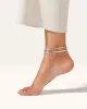 The Modern Anklet Stack sold by JENNY BIRD