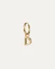 Single Monogram Huggie Earring - D sold by JENNY BIRD