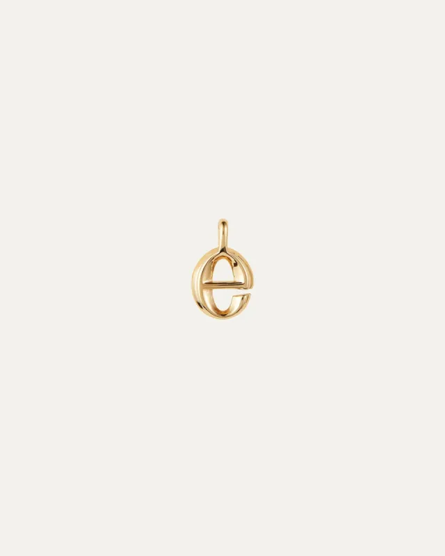 Monogram Pendant - E sold by JENNY BIRD