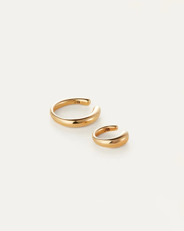 Sila Ear Cuff Set - Small/Large sold by JENNY BIRD