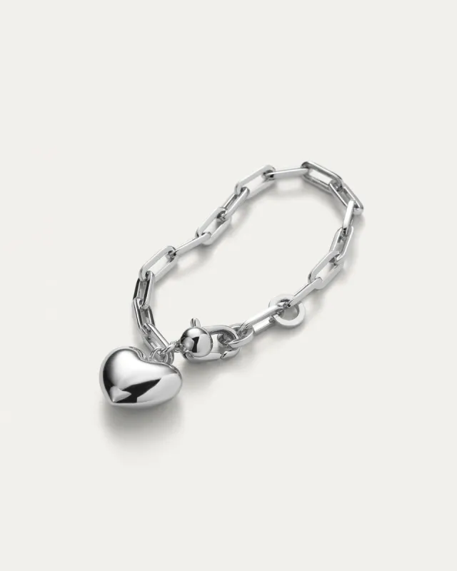 Puffy Heart Bracelet sold by JENNY BIRD