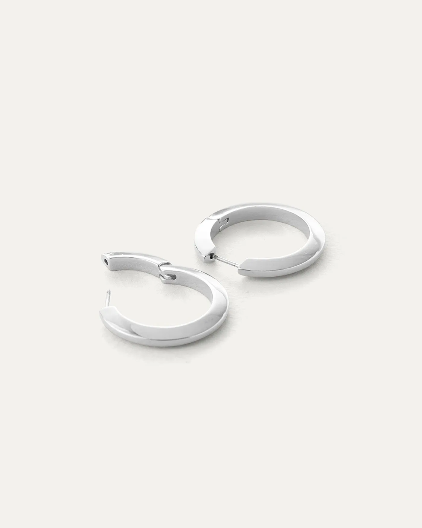 Toni Hinged Hoop Earrings - Medium sold by JENNY BIRD product image thumbnail 3