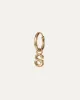Single Monogram Huggie Earring - S sold by JENNY BIRD