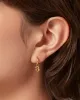 Single Monogram Huggie Earring - S sold by JENNY BIRD