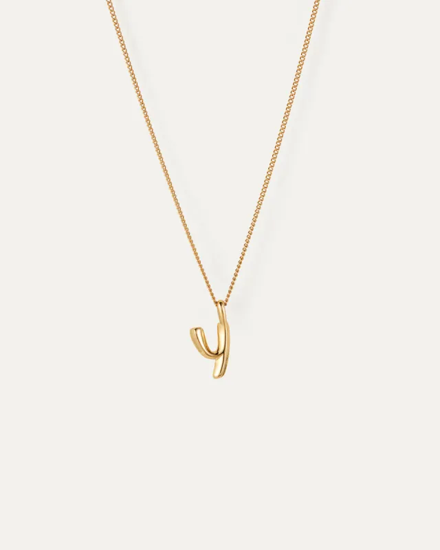 Monogram Necklace - Y sold by JENNY BIRD