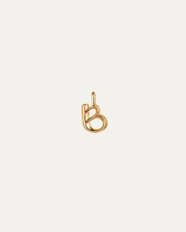 Monogram Pendant - B sold by JENNY BIRD