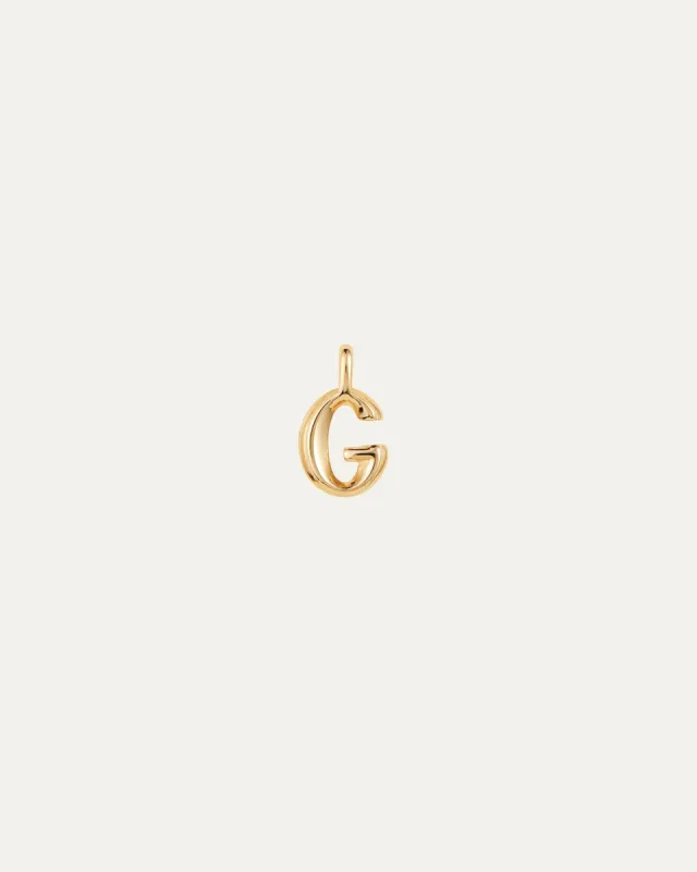 Monogram Pendant - G sold by JENNY BIRD