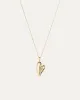 14K Gold Heart Pendant sold by JENNY BIRD