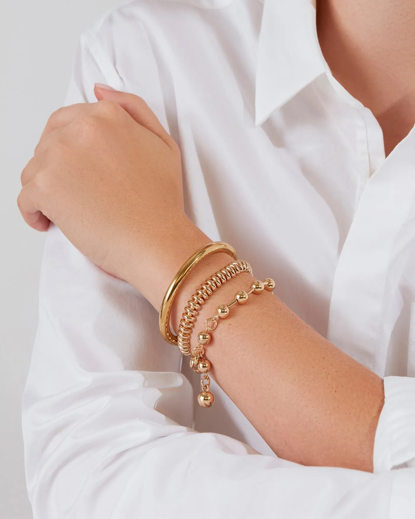 Textured Bracelet Stack Bundle sold by JENNY BIRD product image thumbnail 2