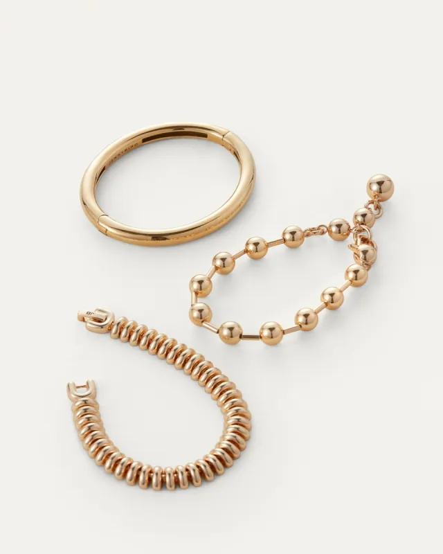 Textured Bracelet Stack Bundle made by JENNY BIRD