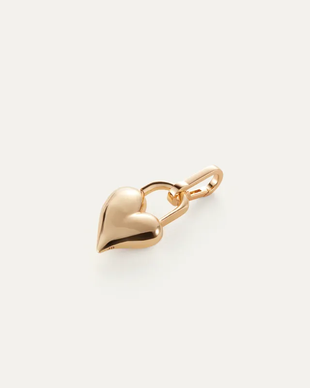 Padlock Heart Charm sold by JENNY BIRD