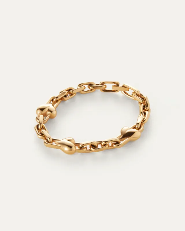 Art Heart Chain Bracelet sold by JENNY BIRD