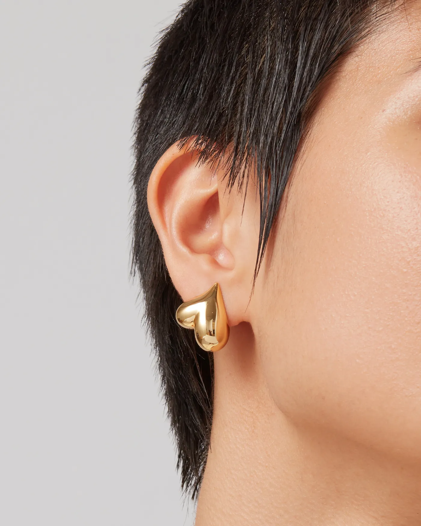 Art Heart Button Earrings sold by JENNY BIRD product image thumbnail 4