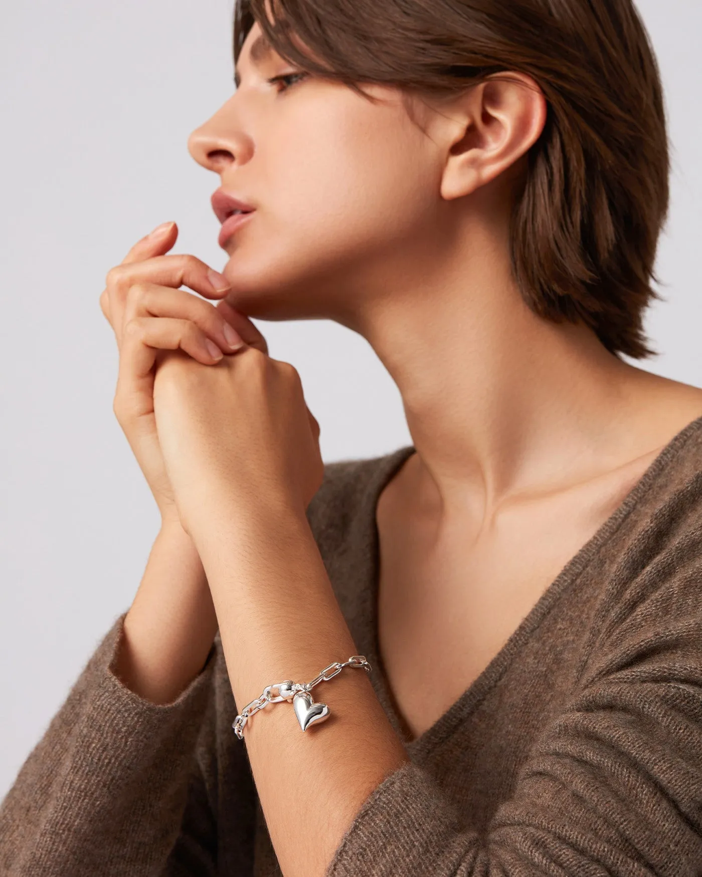 Puffy Heart Bracelet sold by JENNY BIRD product image thumbnail 2