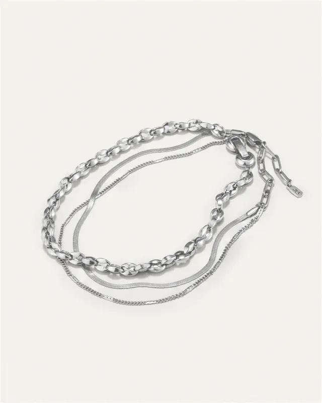 The Surefire Anklet Stack sold by JENNY BIRD
