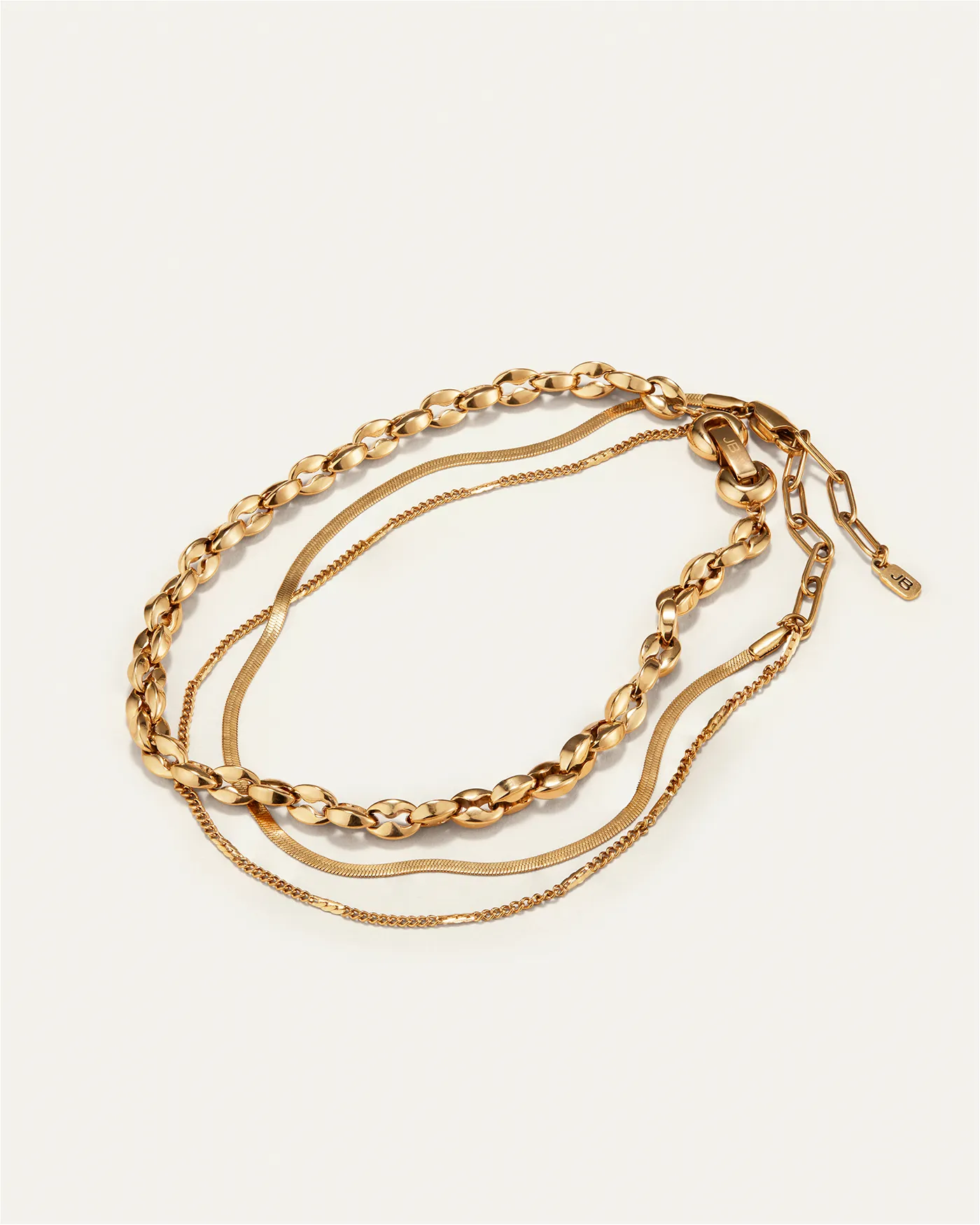 The Surefire Anklet Stack sold by JENNY BIRD