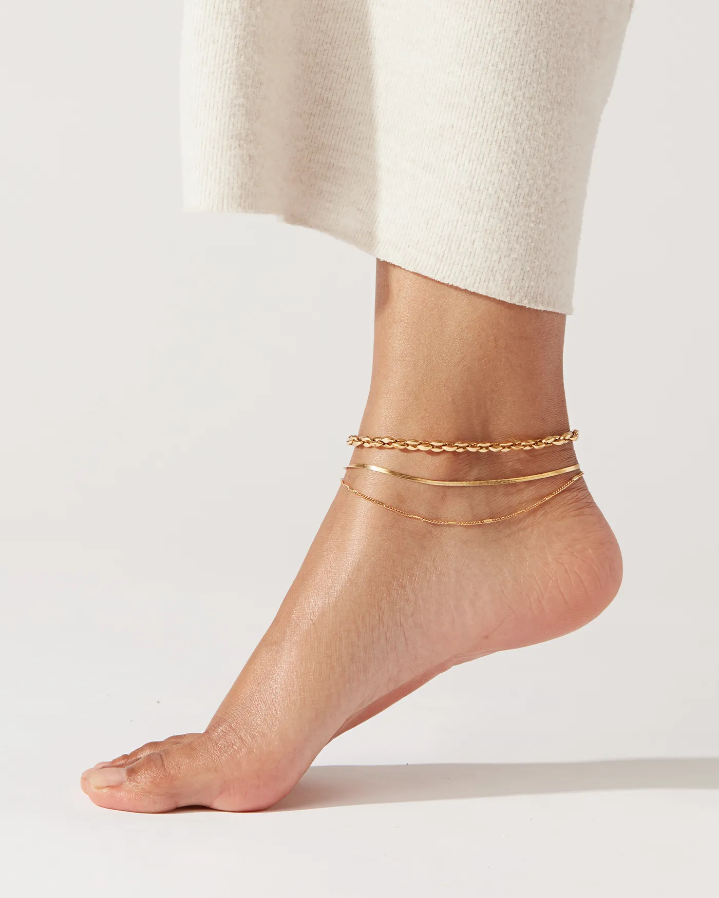 The Surefire Anklet Stack sold by JENNY BIRD product image thumbnail 2