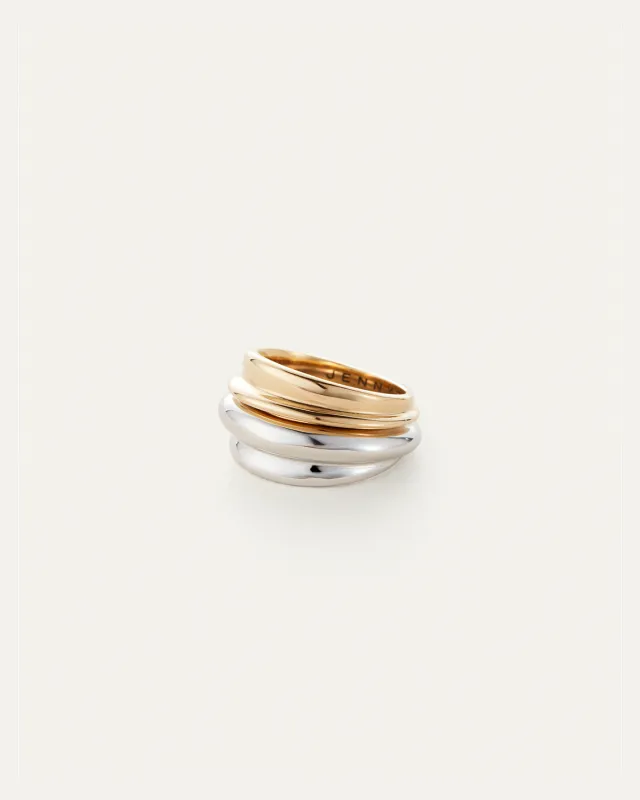 Lennon Ring Set made by JENNY BIRD