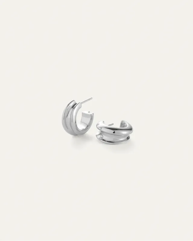 Mini Lennon Hoop Earrings sold by JENNY BIRD