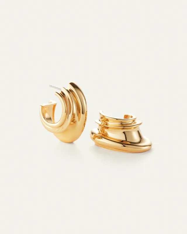 Leona Hoop Earrings sold by JENNY BIRD