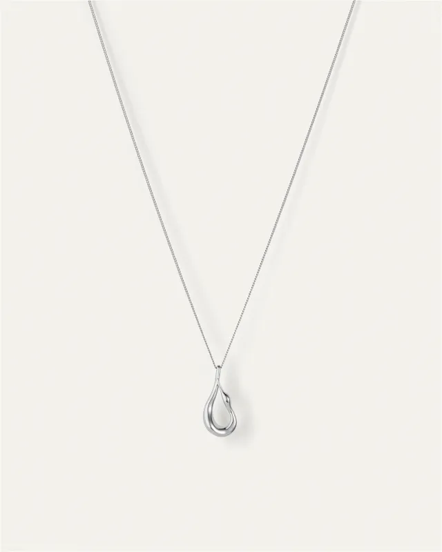 Mini Egret Pendant Necklace sold by JENNY BIRD