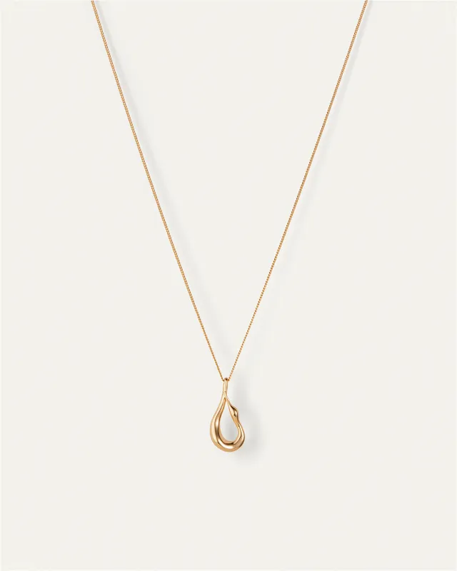 Mini Egret Pendant Necklace sold by JENNY BIRD