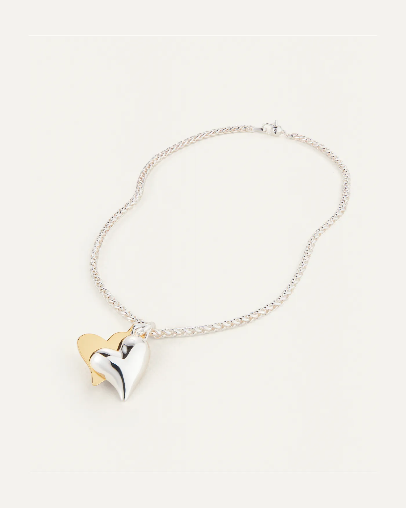 Twin Heart Necklace sold by JENNY BIRD product image thumbnail 3