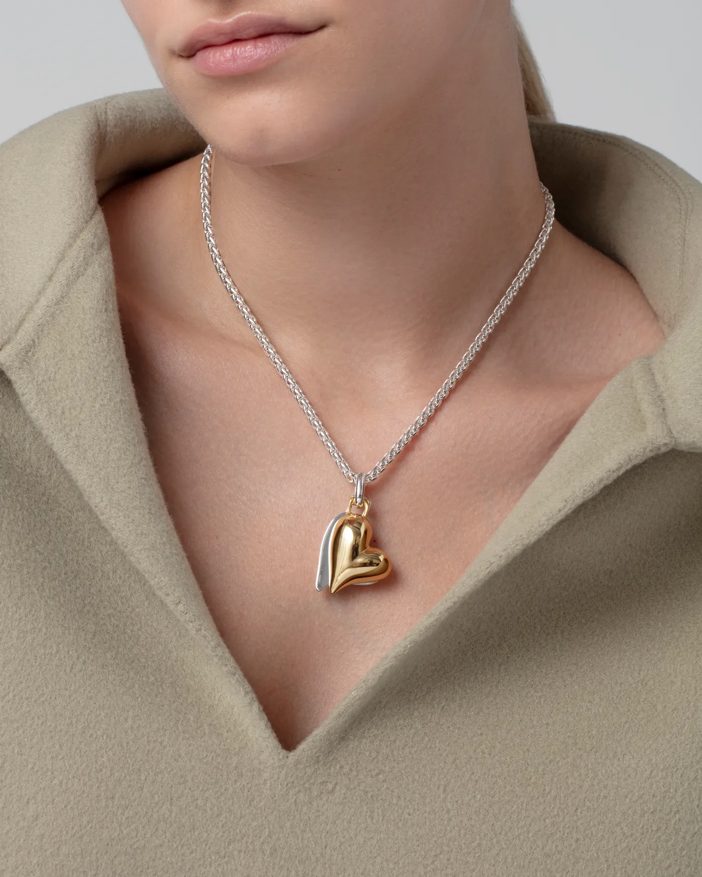 Twin Heart Necklace sold by JENNY BIRD product image thumbnail 4