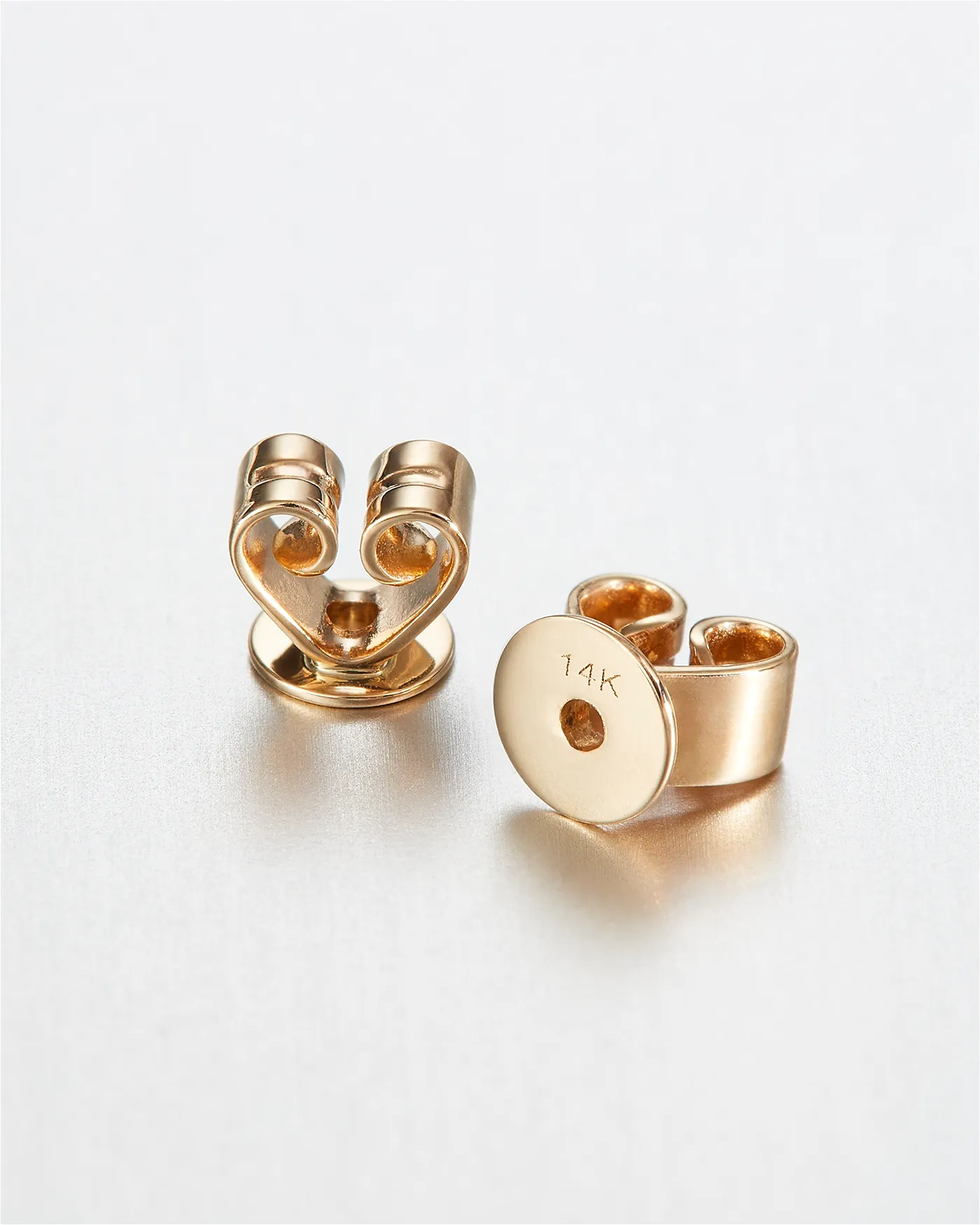 14K Princess Cut Emerald Bar Stud Earrings sold by JENNY BIRD product image thumbnail 3