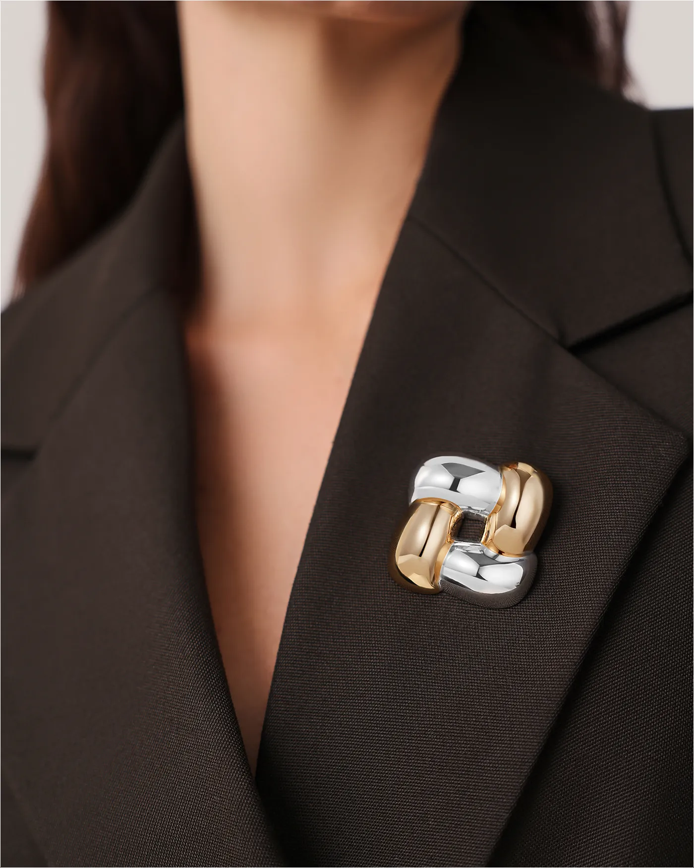 Woven Square Brooch sold by JENNY BIRD product image thumbnail 4