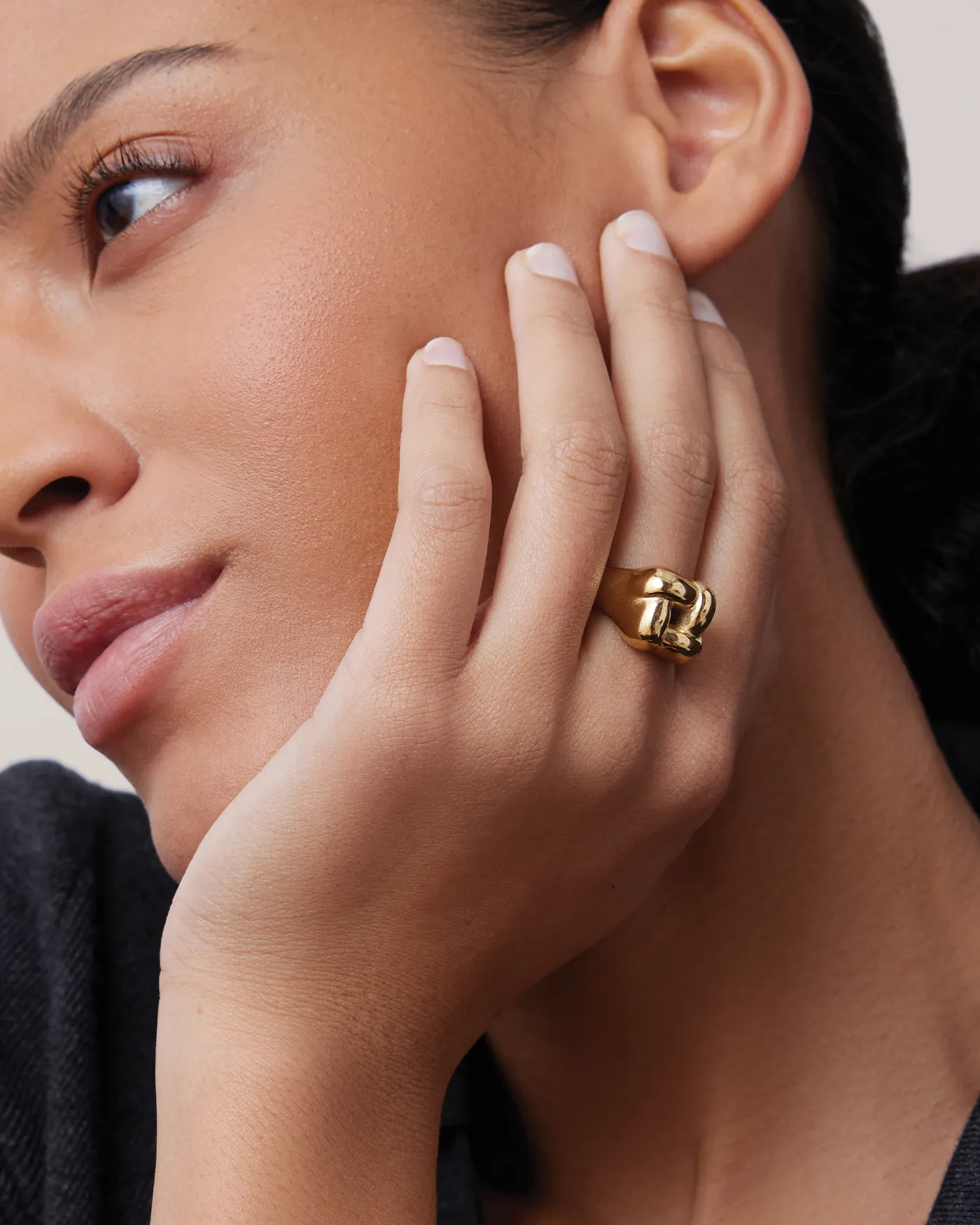 Woven Square Ring sold by JENNY BIRD product image thumbnail 2