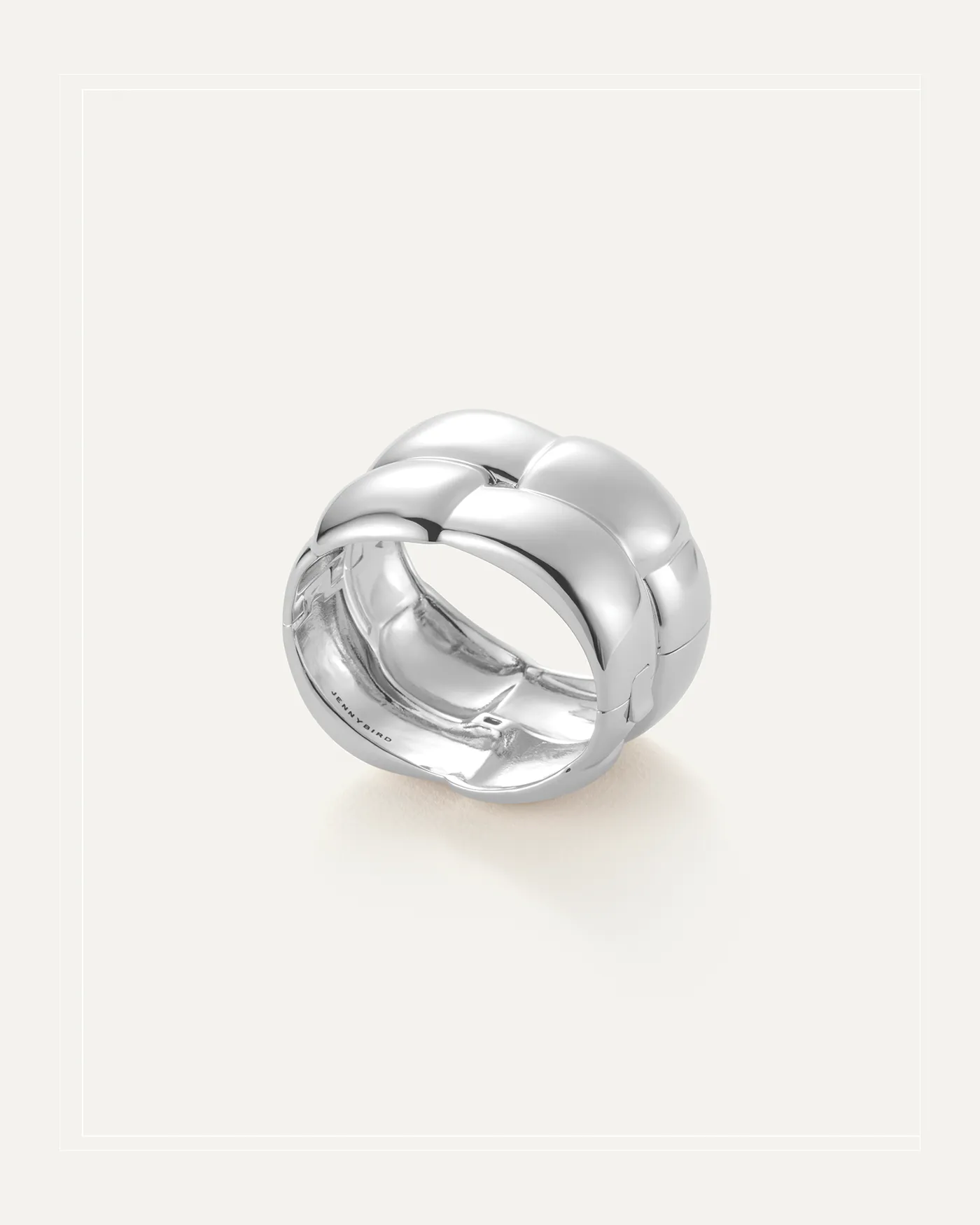 Mega Woven Square Bangle sold by JENNY BIRD