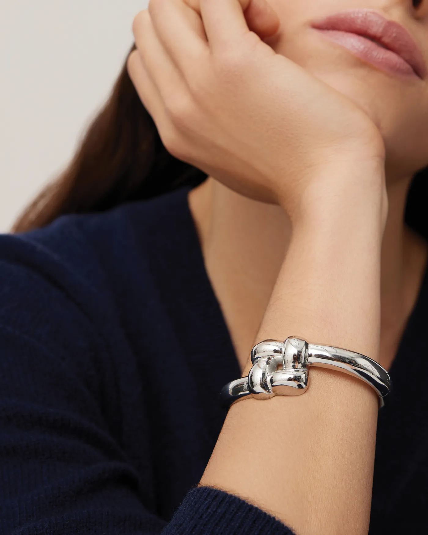 Woven Square Bangle sold by JENNY BIRD product image thumbnail 2