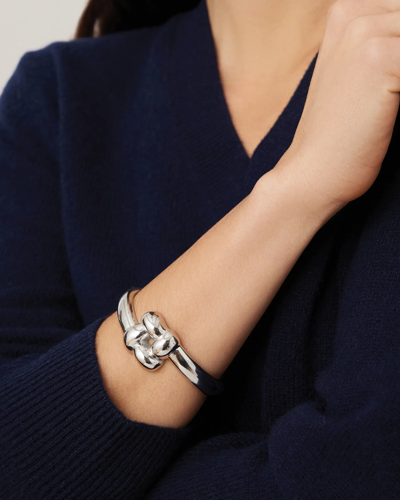 Woven Square Bangle sold by JENNY BIRD product image thumbnail 3