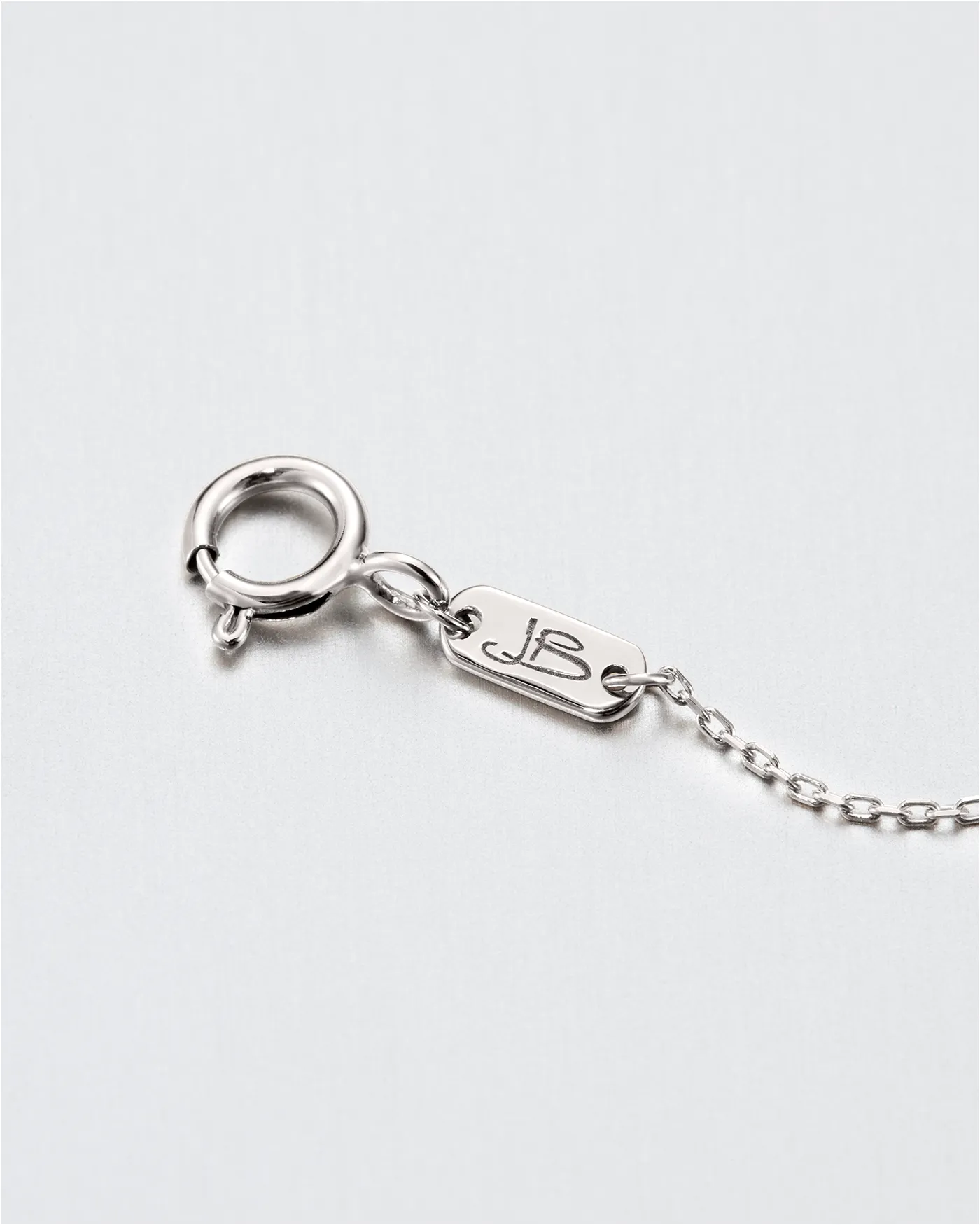 10K White Gold Lab Grown Diamond Stacked Baguette Necklace - 0.30 CTW sold by JENNY BIRD product image thumbnail 5