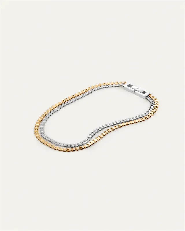 Double Amalfi Anklet made by JENNY BIRD