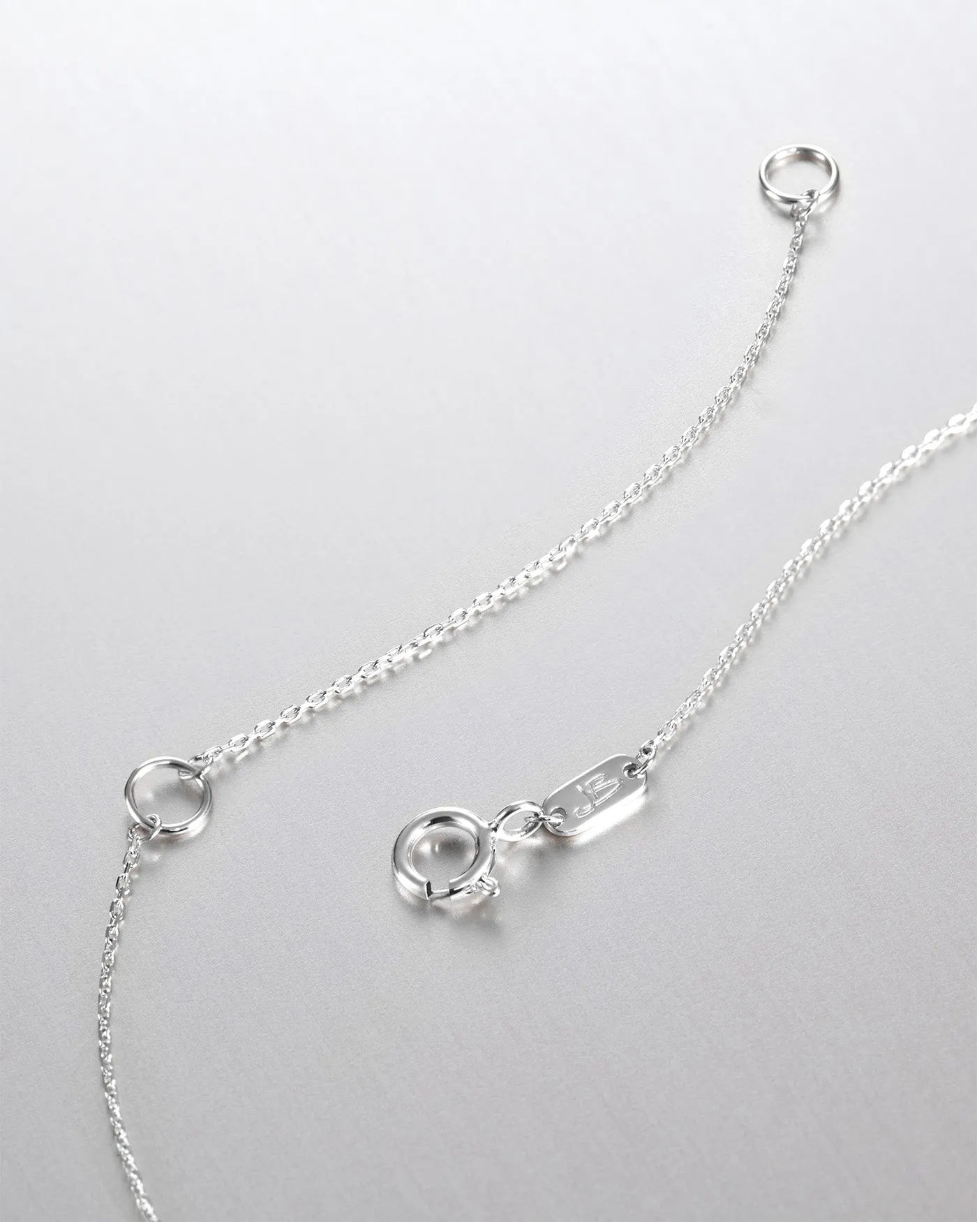 14K Princess Cut Double Diamond Lariat Necklace sold by JENNY BIRD product image thumbnail 3