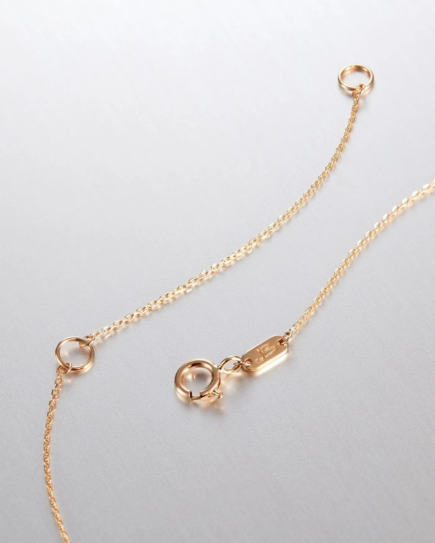 14K Princess Cut Double Diamond Lariat Necklace sold by JENNY BIRD product image thumbnail 3