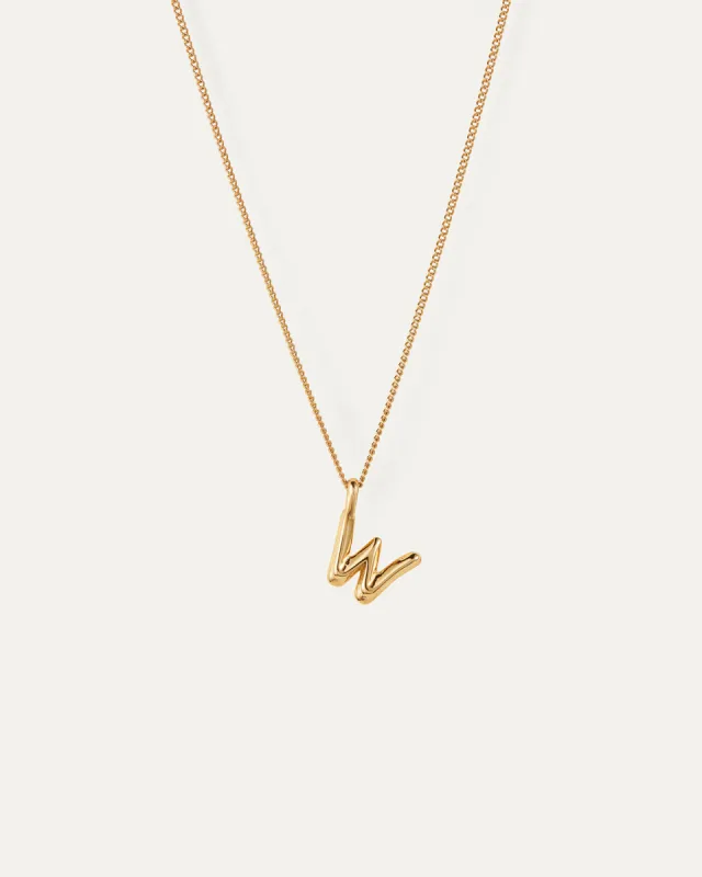 Monogram Necklace - W sold by JENNY BIRD