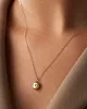 14K Gold Bubble Letter Necklace - D sold by JENNY BIRD