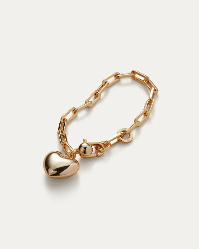 Puffy Heart Bracelet sold by JENNY BIRD