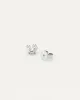 14K White Gold Bar Stud sold by JENNY BIRD