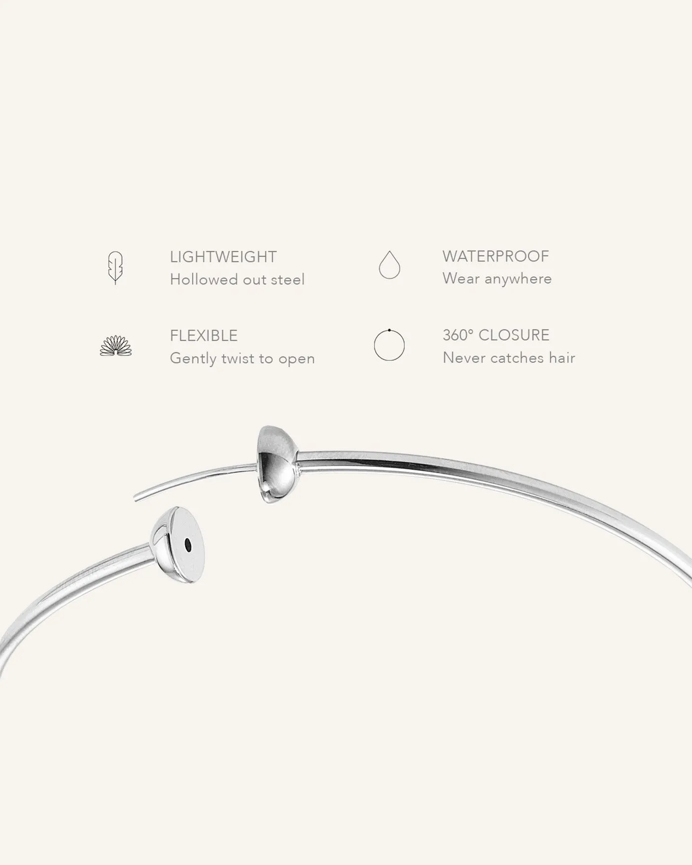 Icon Hoops - Small sold by JENNY BIRD product image thumbnail 4