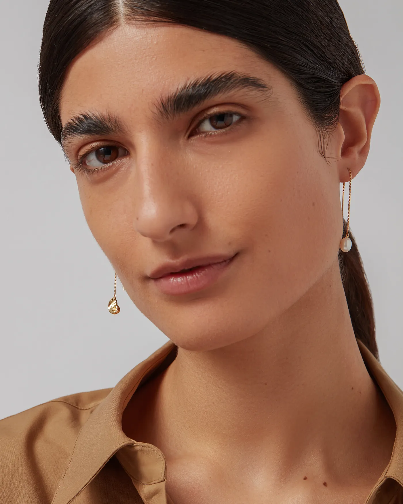 Lucille Threader Earrings sold by JENNY BIRD product image thumbnail 2