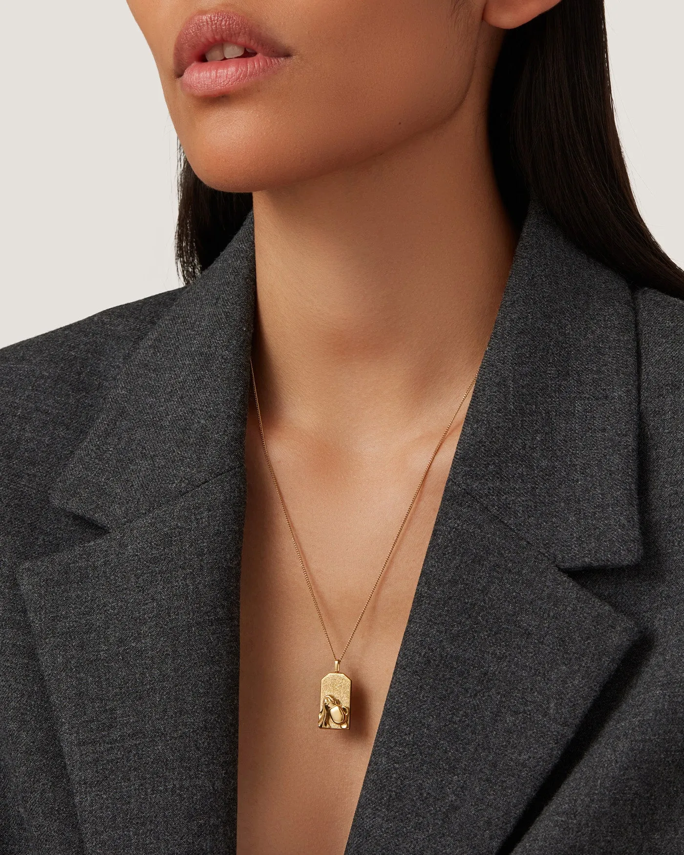 The Aquarius Zodiac Pendant Necklace sold by JENNY BIRD product image thumbnail 2