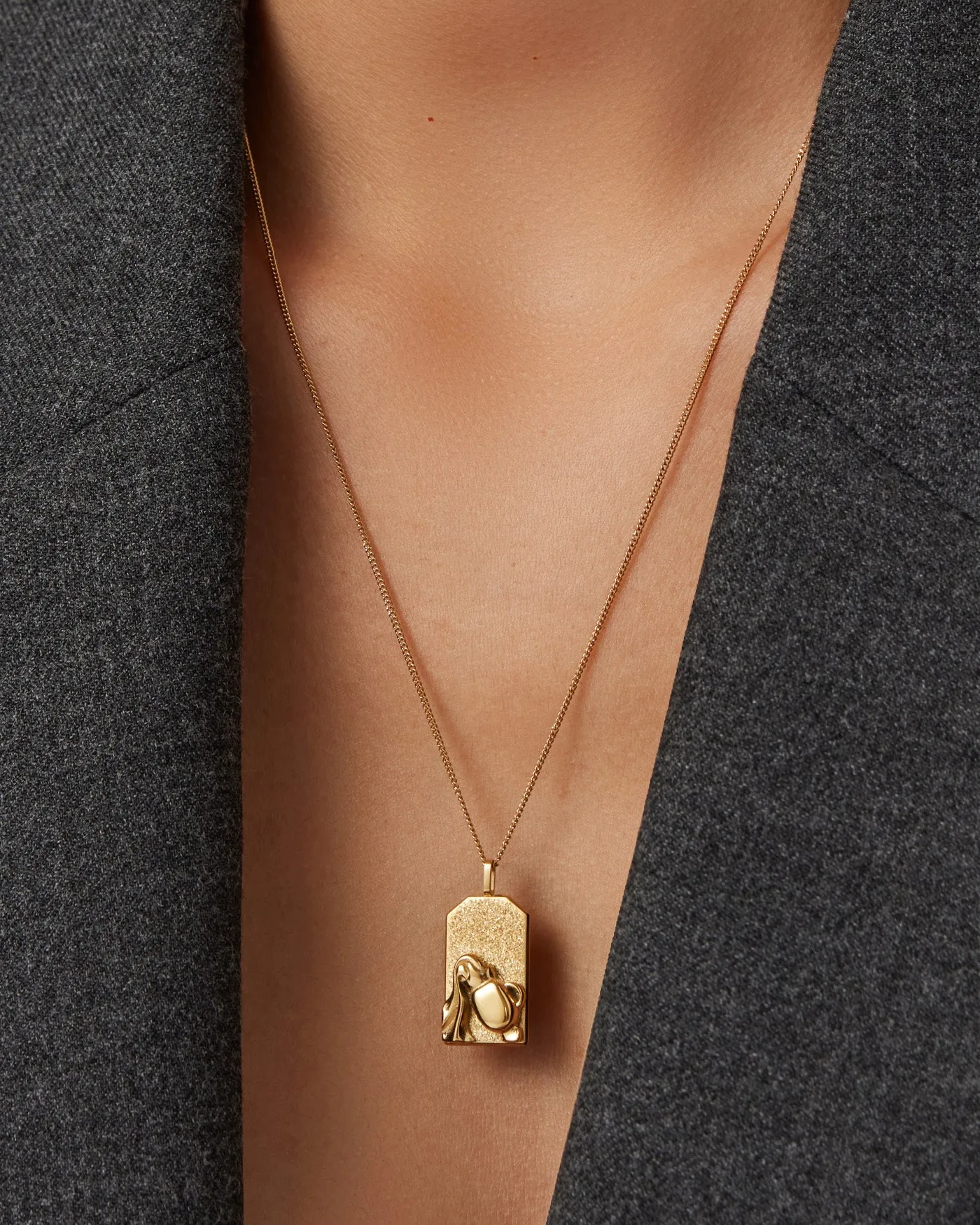 The Aquarius Zodiac Pendant Necklace sold by JENNY BIRD product image thumbnail 4