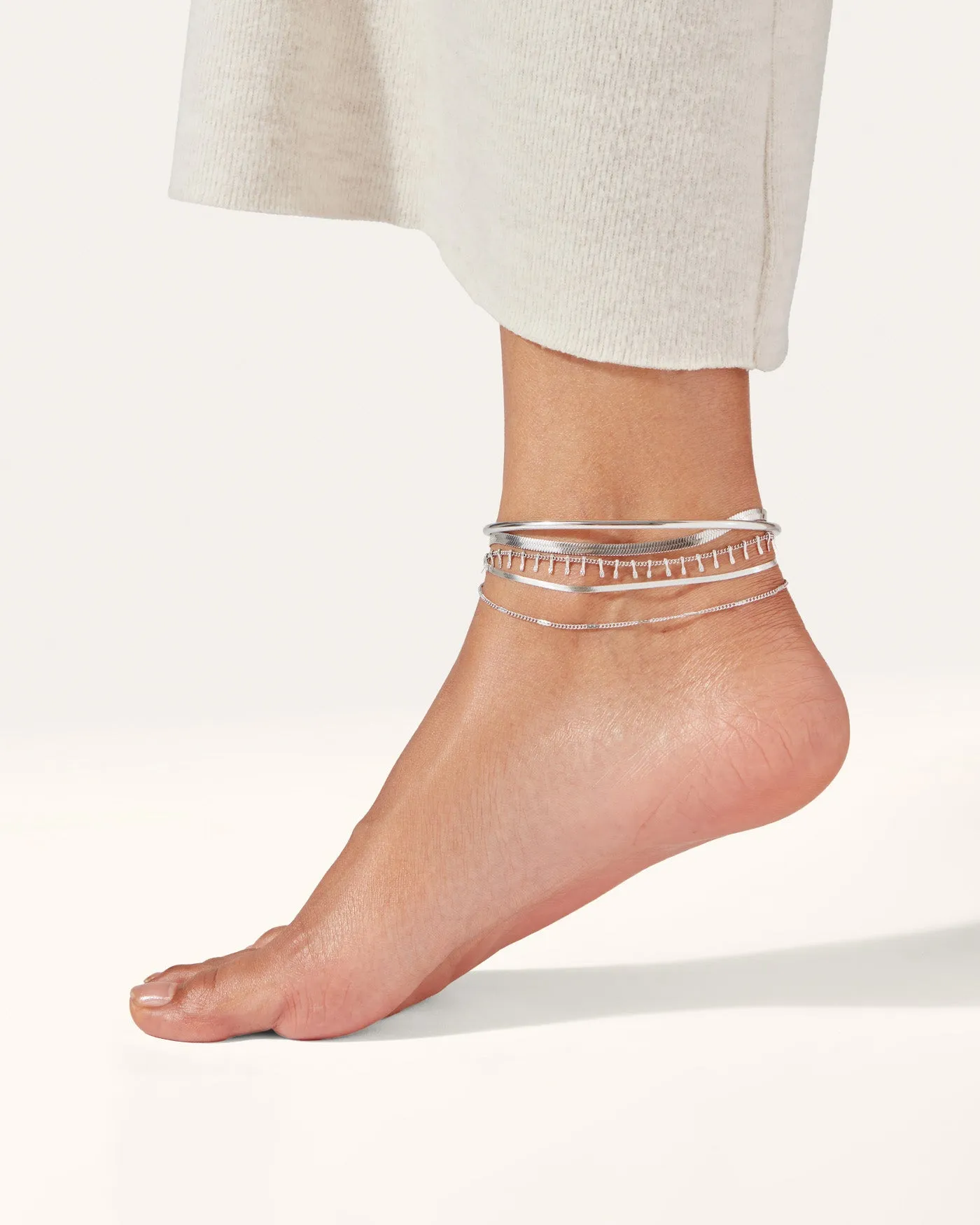 The Statement Anklet Stack sold by JENNY BIRD product image thumbnail 2